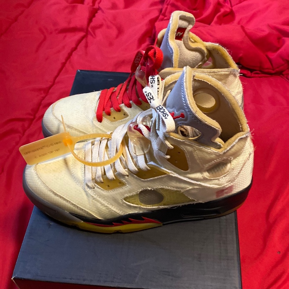 Off-White Jordan Retro 5 SAIL